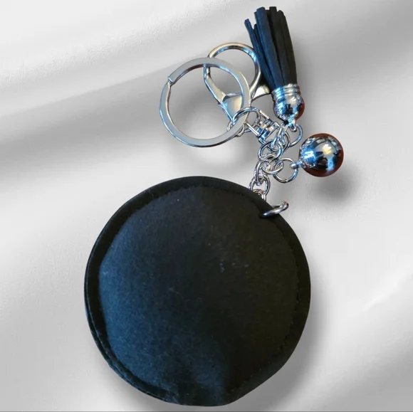 Rainbow Designer Double C Bag Charm Keychain - Picture 2 of 2